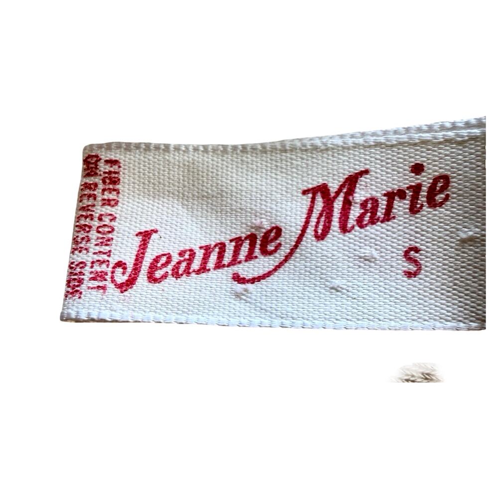 Vintage Jenne Marie Nylon Nightgown 1970s Pearl Button Empire Chiffon White S - Picture 12 of 12
